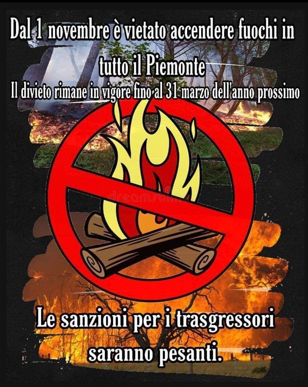 DIVIETO ACCENSIONE FUOCHI