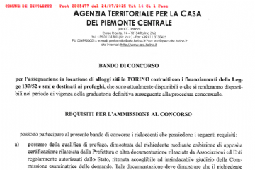 Bando di Concorso - Requisiti per l'ammissione al concorso