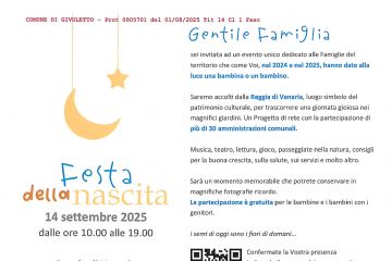 Coordinamento pedagogico CPT - Festa della Nascita 14 settembre